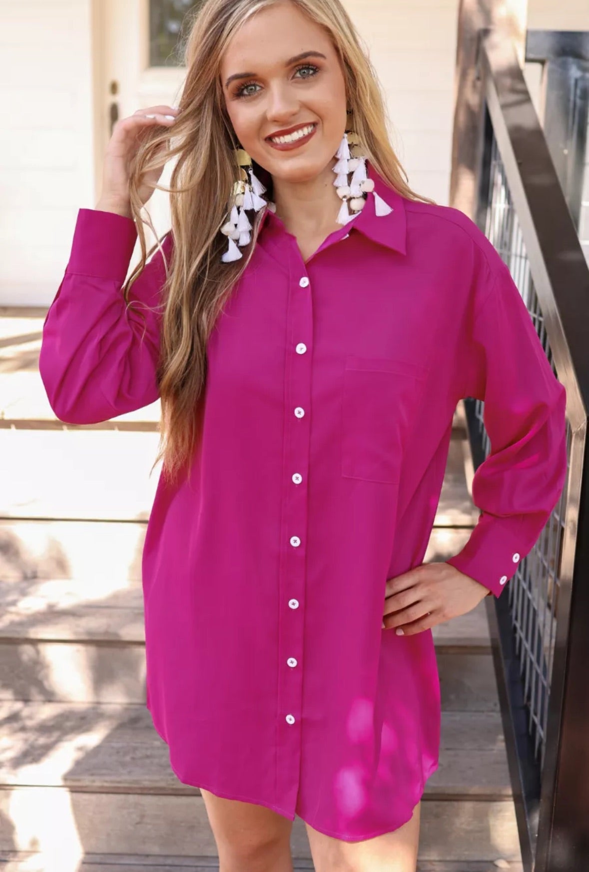 Tristan Button Up Dress