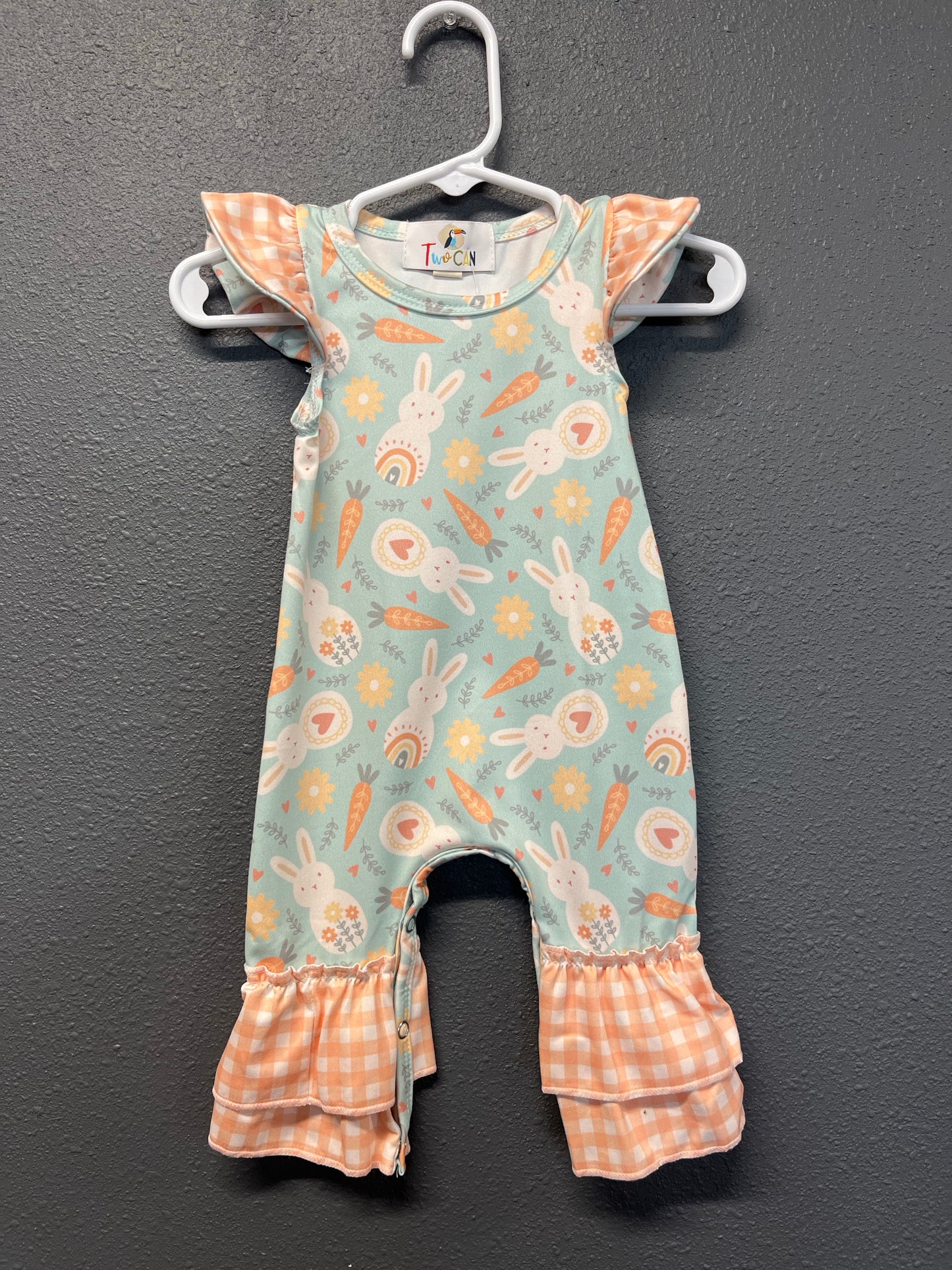 Bunnies & Carrots Infant Romper