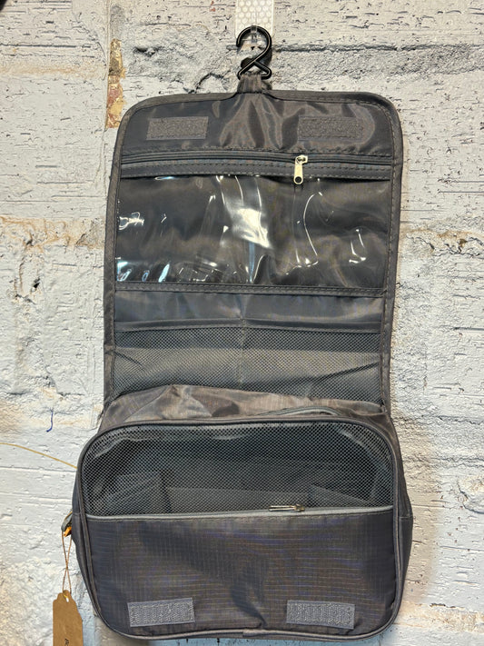 Foldout toiletries bag