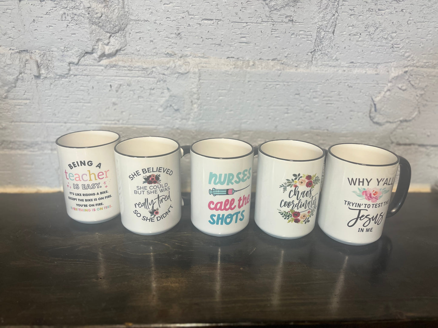 Coffee mugs