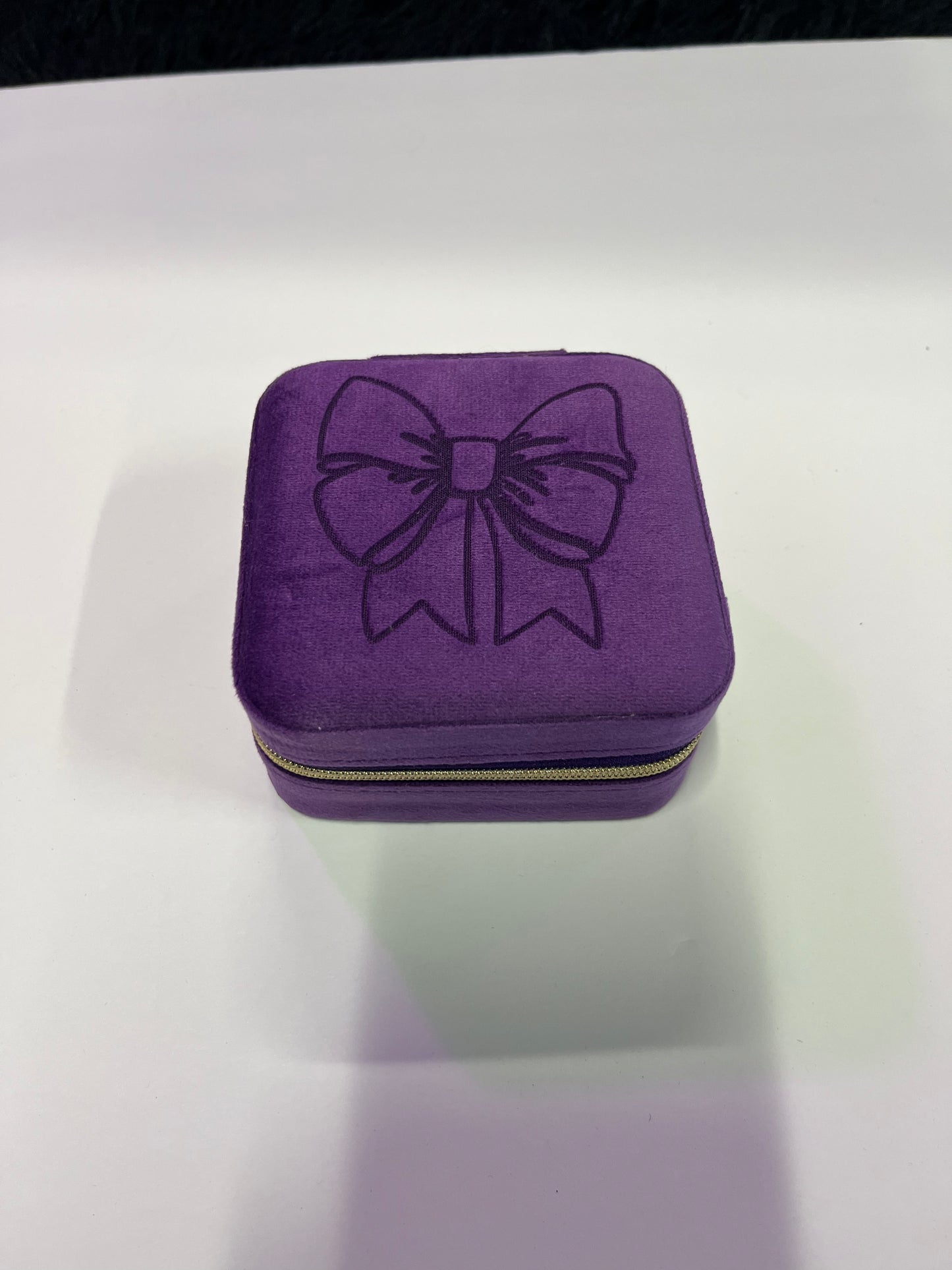 Purple Bow Jewelry case