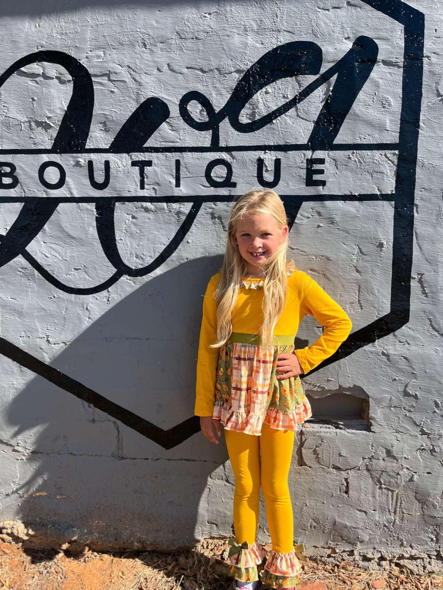 Yellow Flower Outfit