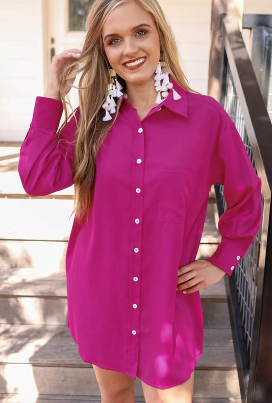 Tristan Button Up Dress