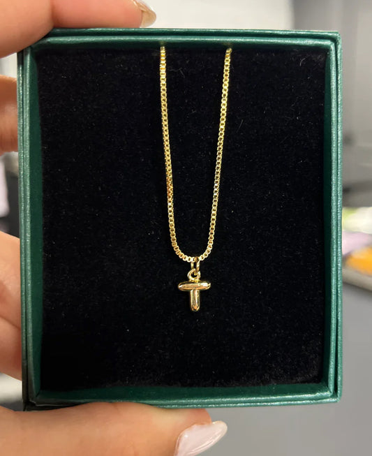 T letter necklace