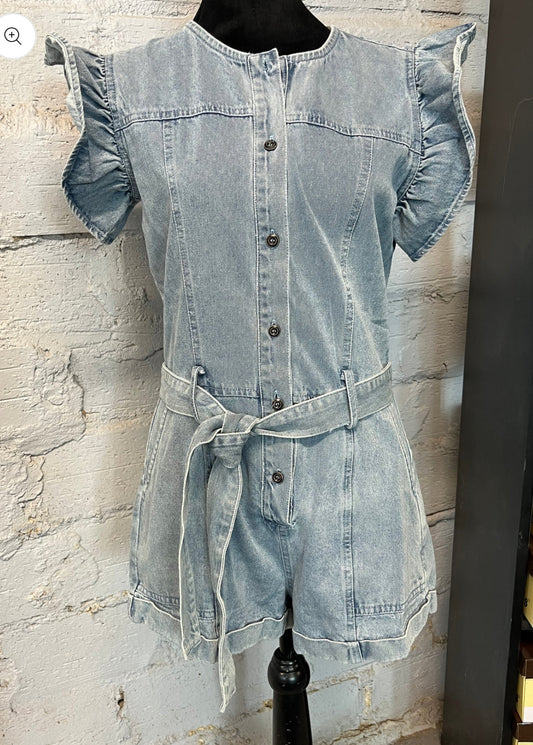 Denim Romper