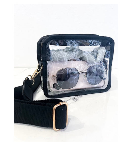 Clear crossbody