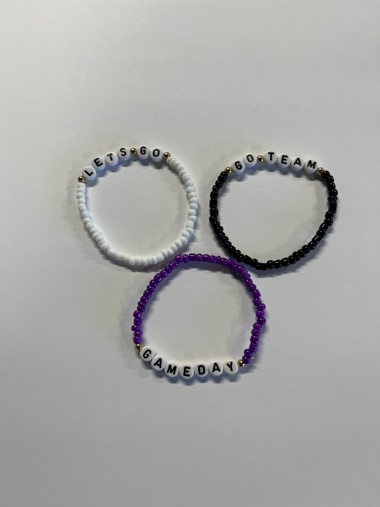 Game Day Beaded Bracelet