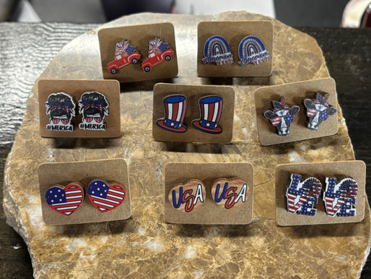 Patriotic Earrings