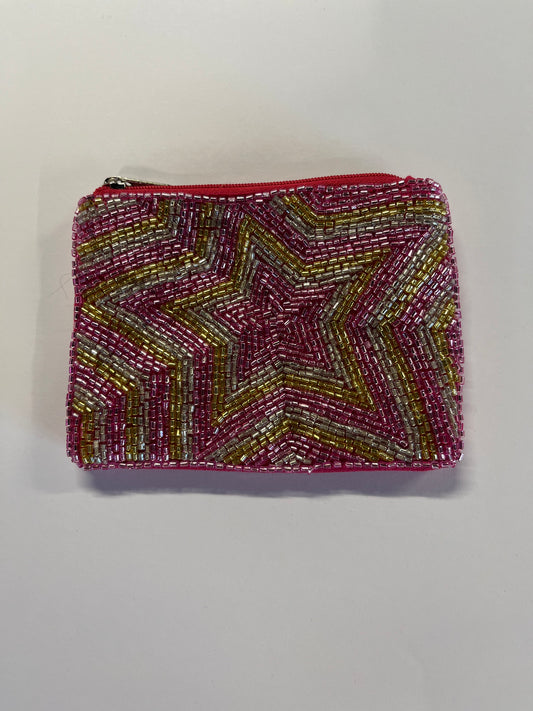 Pink Star Coin Bag