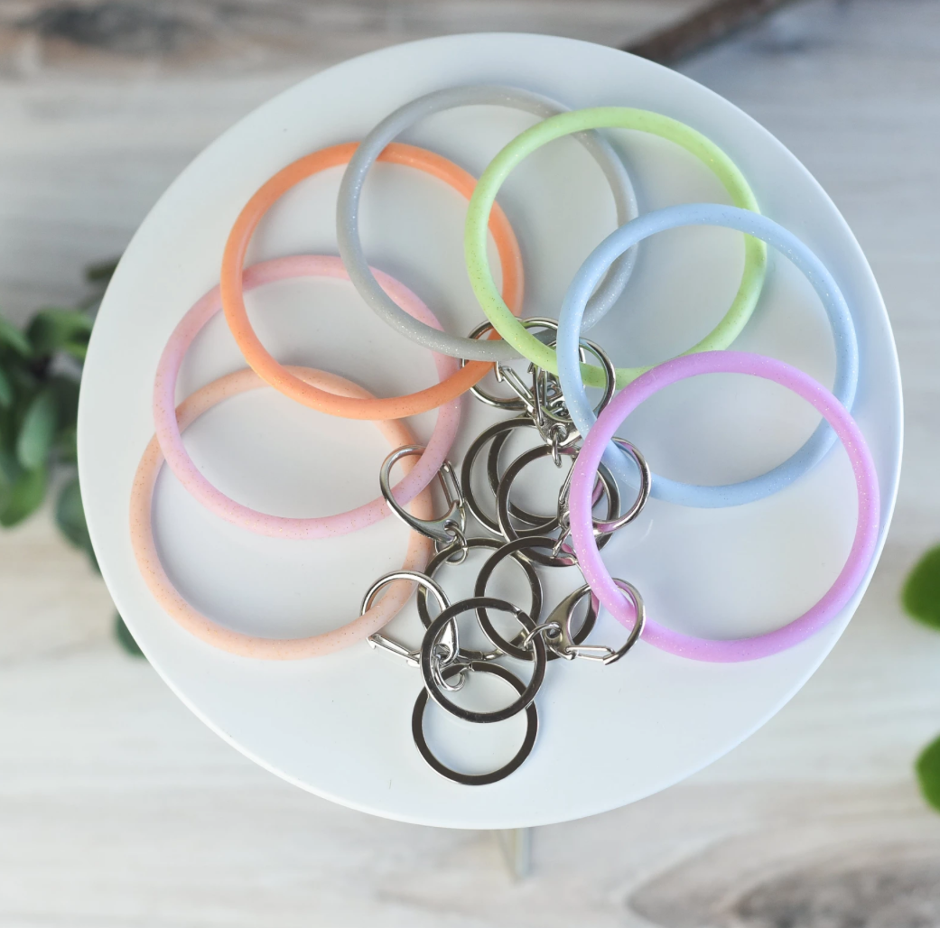 Silicone Keychain Ring