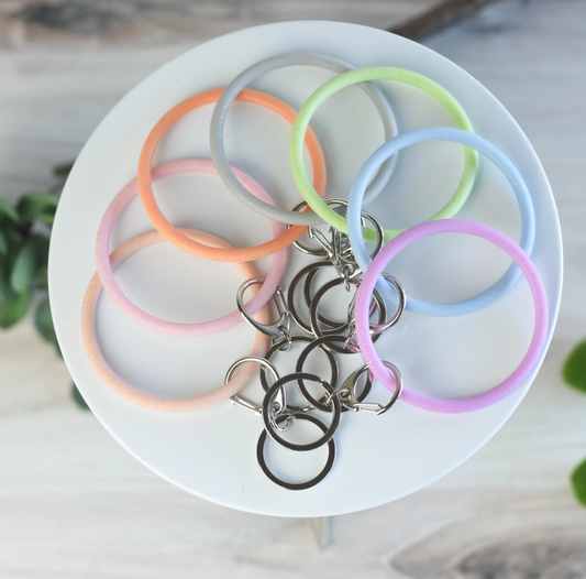 Silicone Keychain Ring