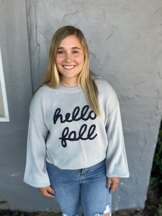 Hello Fall Sweater