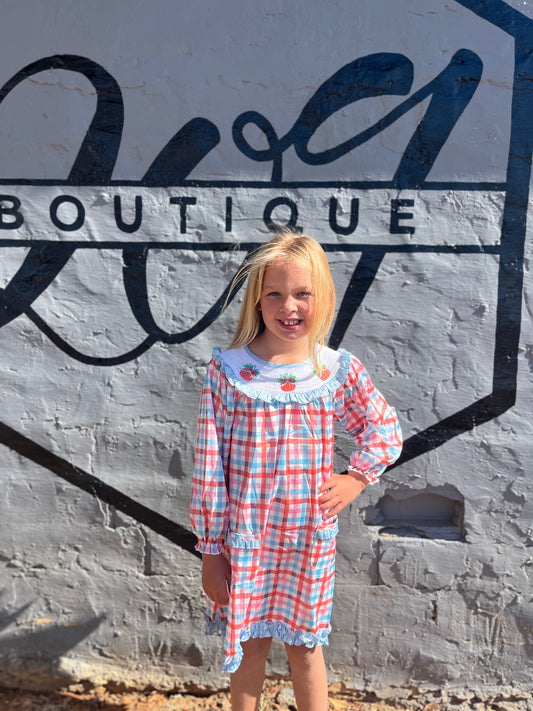 Smocked Pumpkin Dress