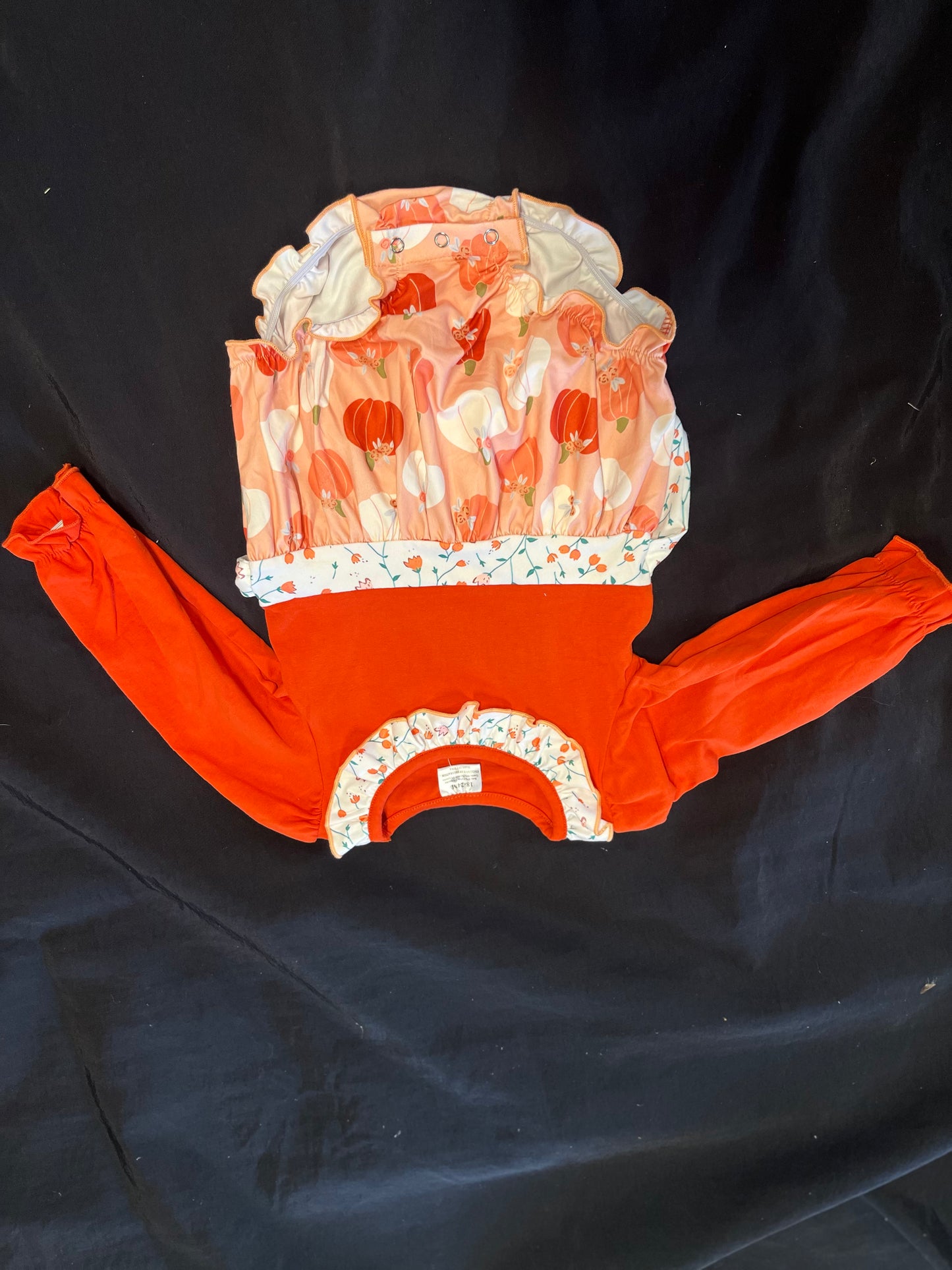 Pumpkin Long Sleeve Bubble